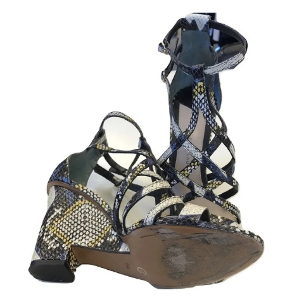 Derek Lam 10 Crosby Zanzibar Wedge Sandals